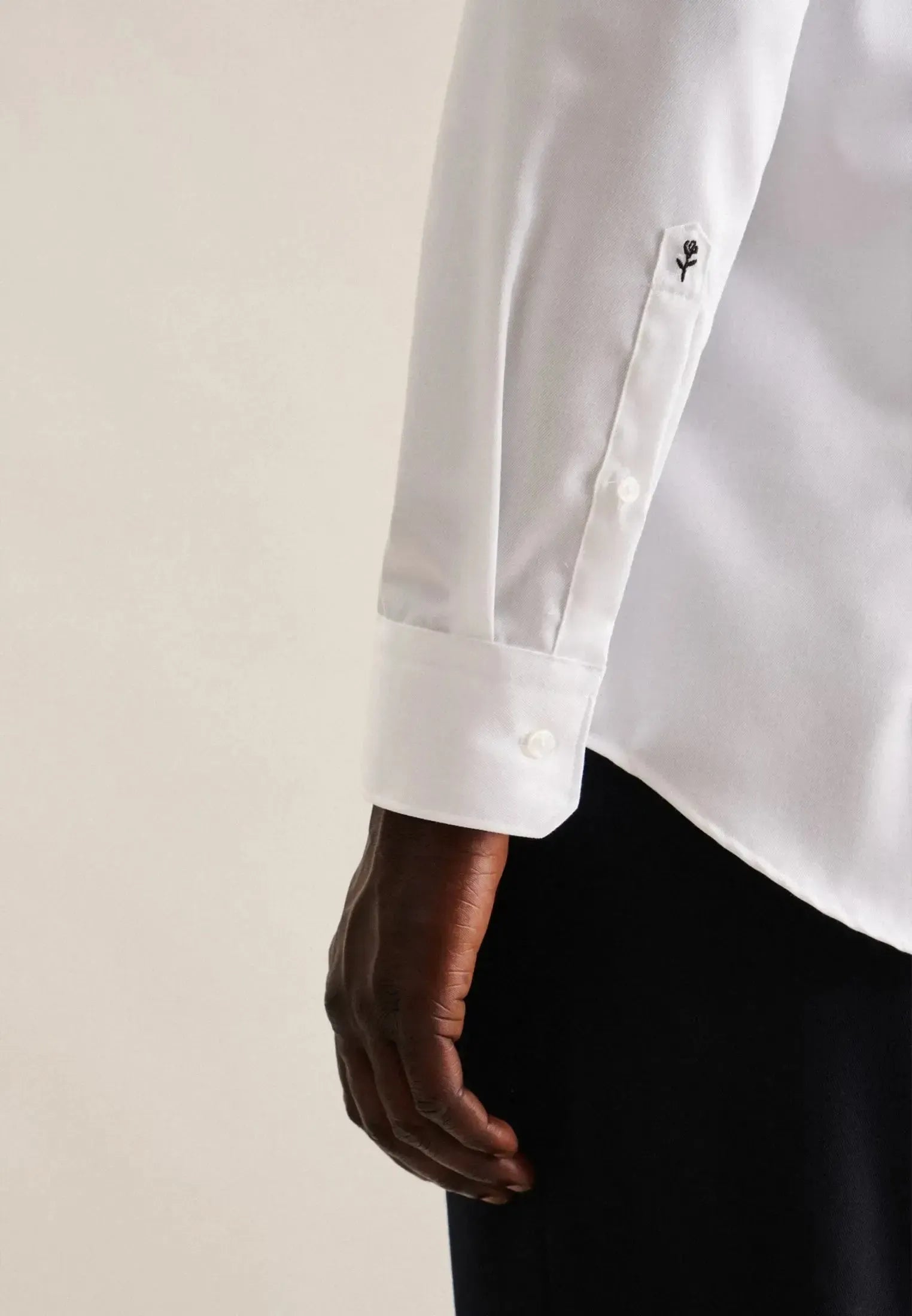 Regular Fit No Iron New Kent Combi Cuff Business Shirt White-seidensticker uk