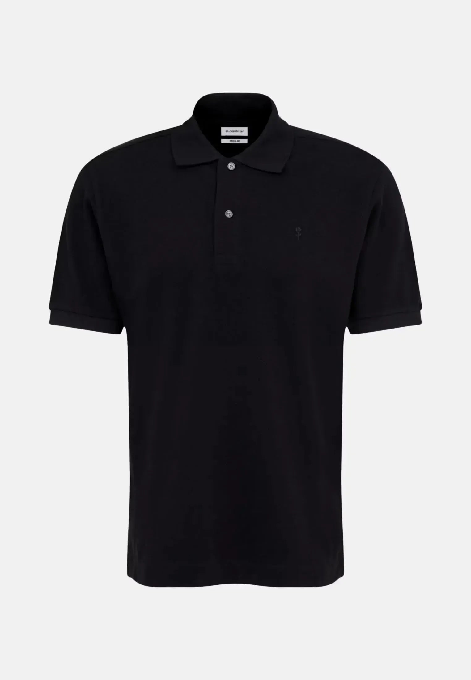 Regular Fit Pique Polo Shirt Dark Blue-seidensticker uk