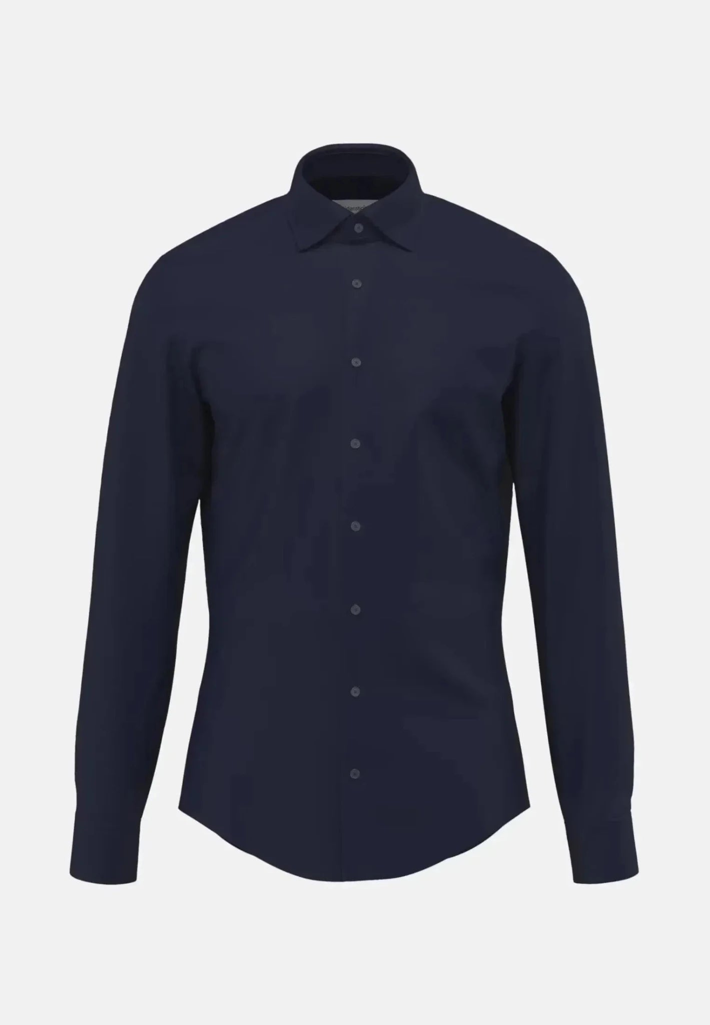 Seidensticker Shaped Fit Easy Iron New Kent Business Shirt Dark Blue - 01.845070-18-38 - seidensticker.co.uk
