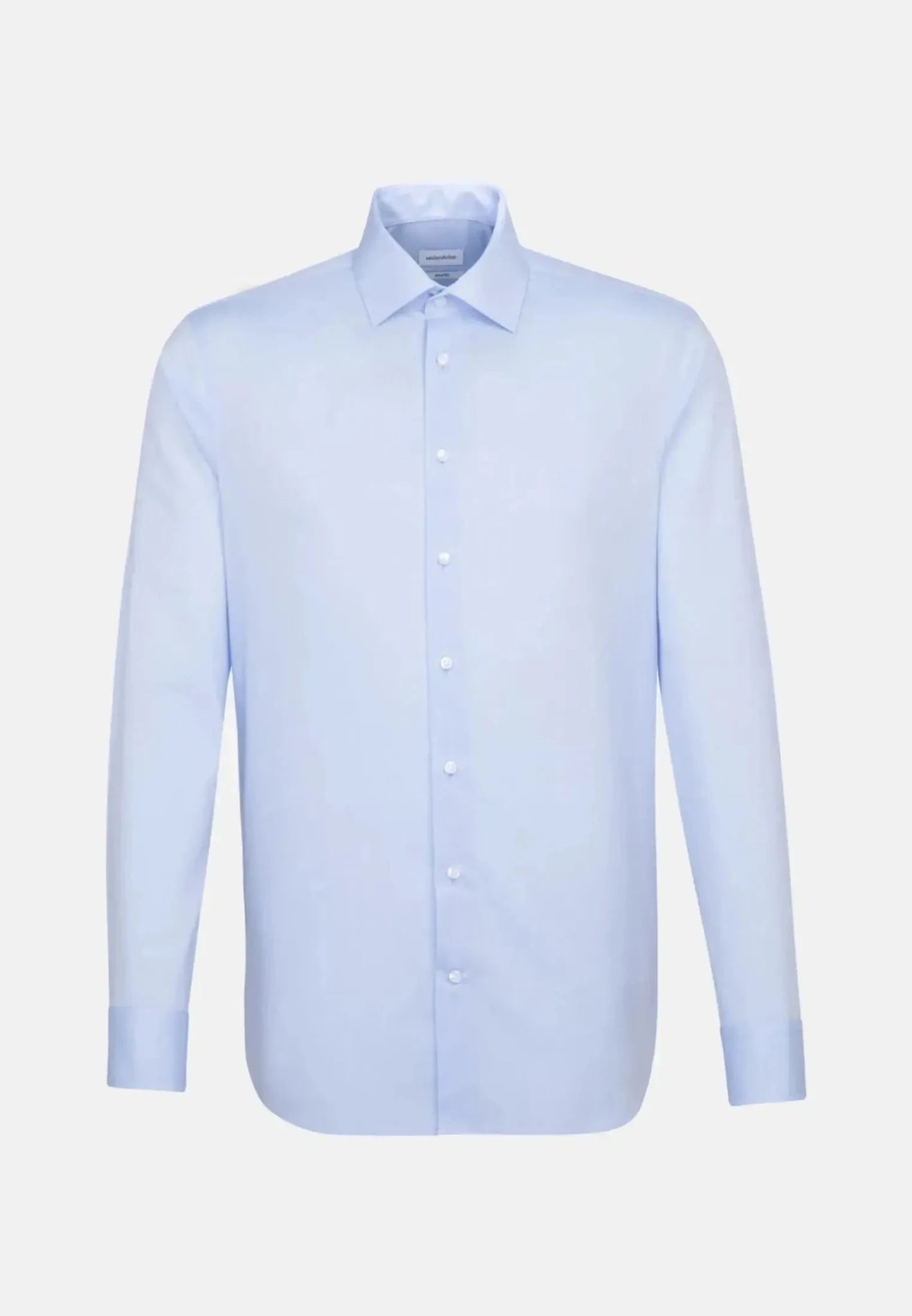 Seidensticker Shaped Fit No Iron Kent Collar Business Shirt Light Blue - 01.022000-15-38 - seidensticker.co.uk