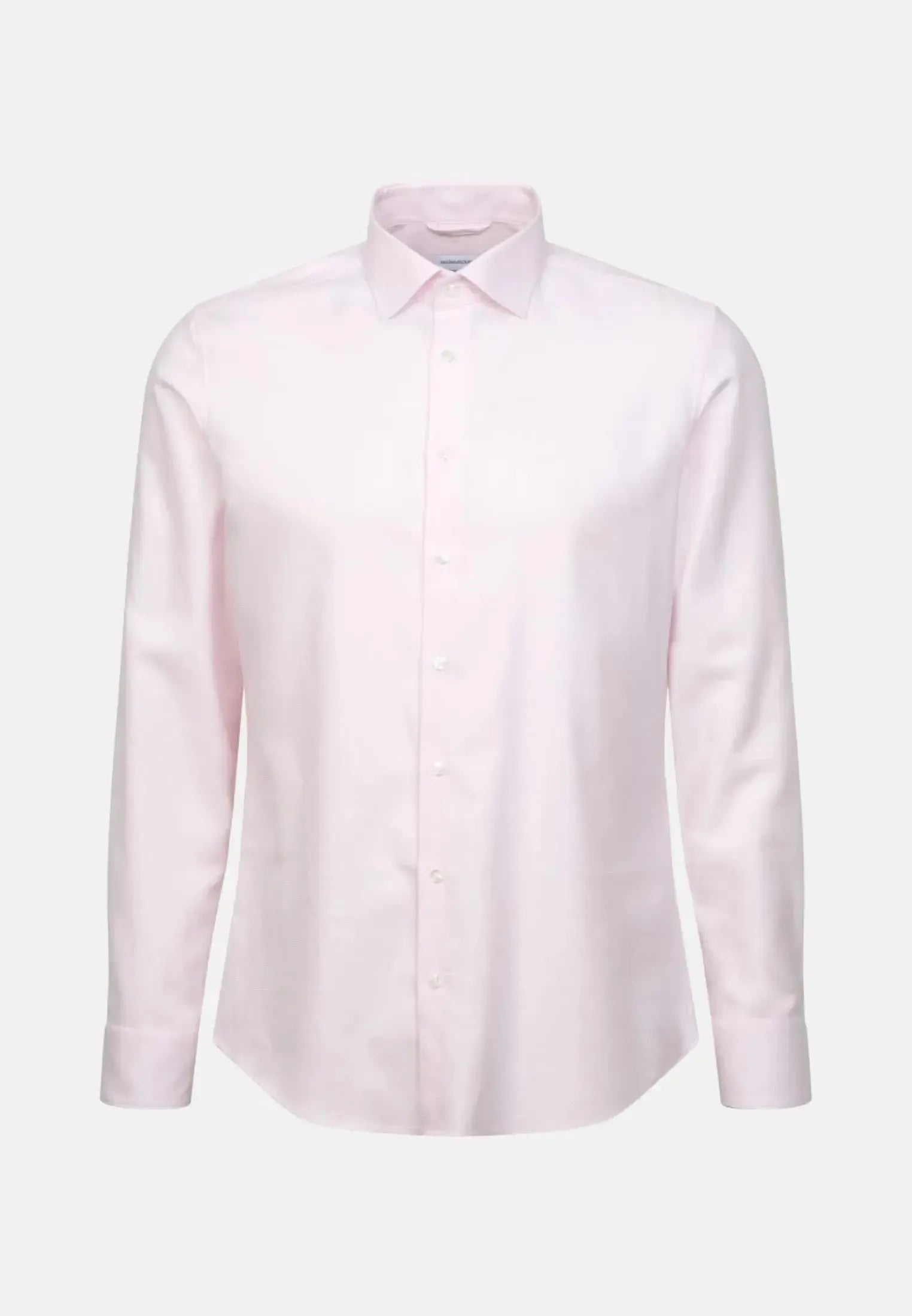 Shaped Fit No Iron New Kent Structured Business Shirt Pink-seidensticker uk