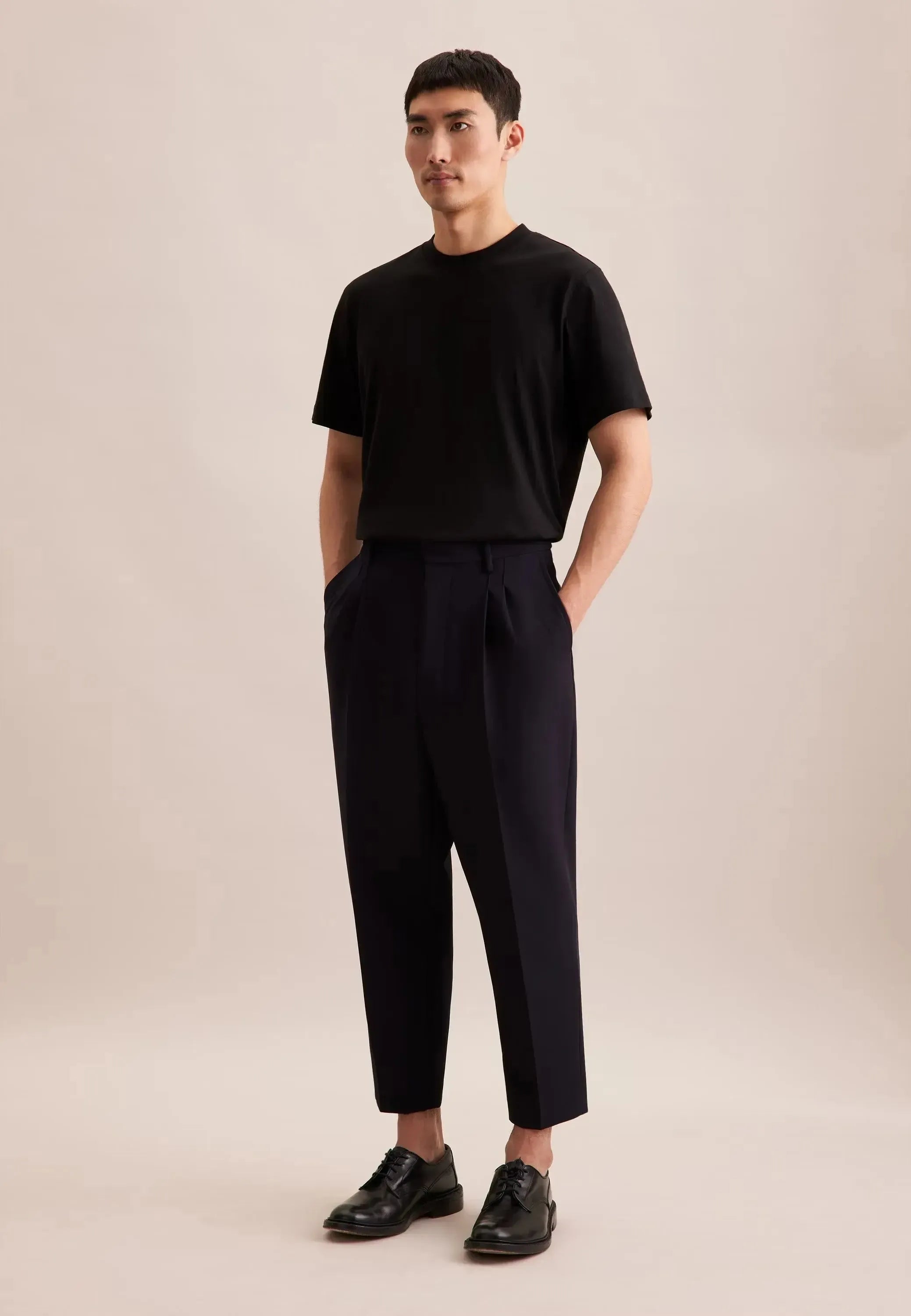 Single Jersey T-Shirt Black-seidensticker uk
