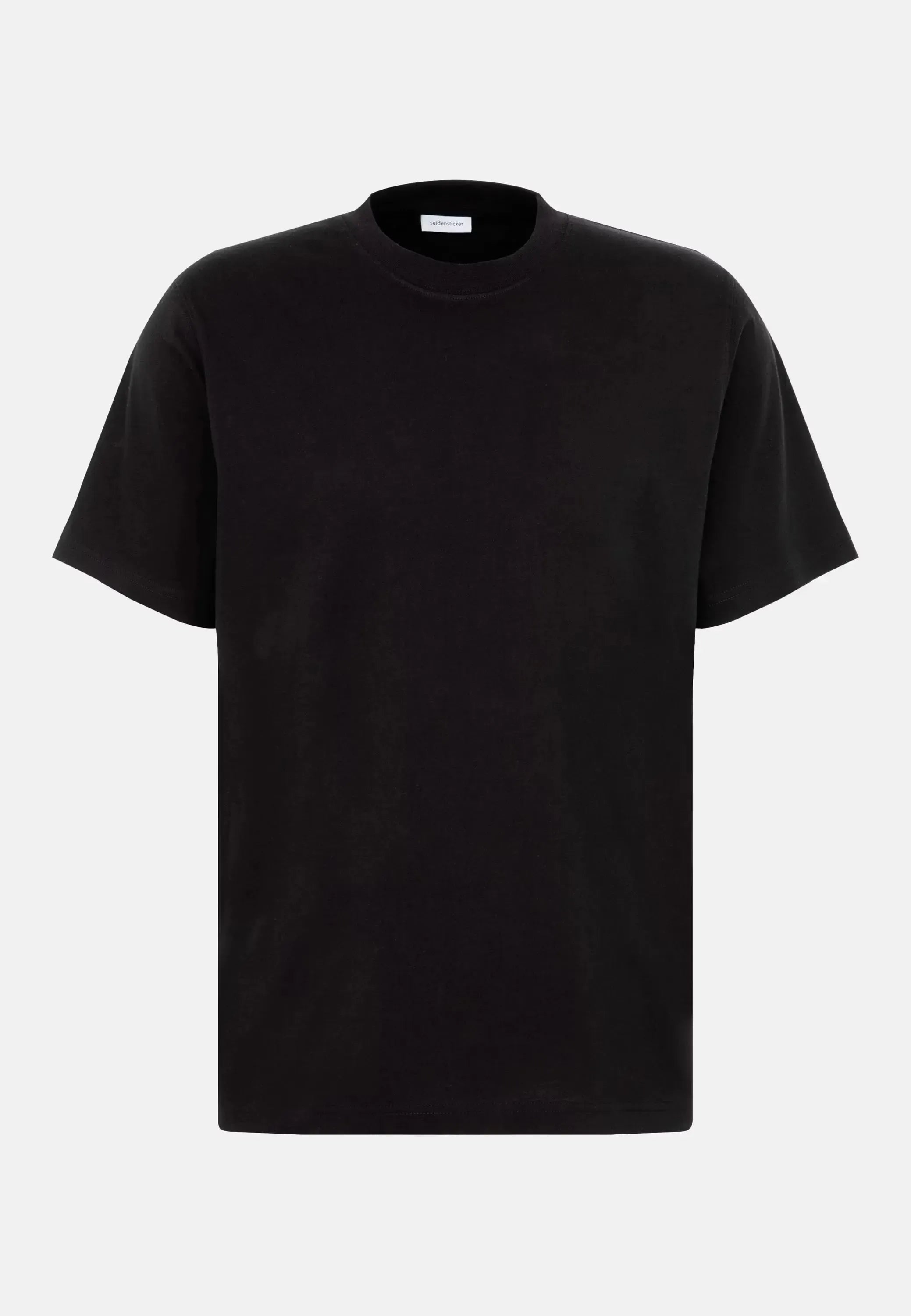 Single Jersey T-Shirt Black-seidensticker uk