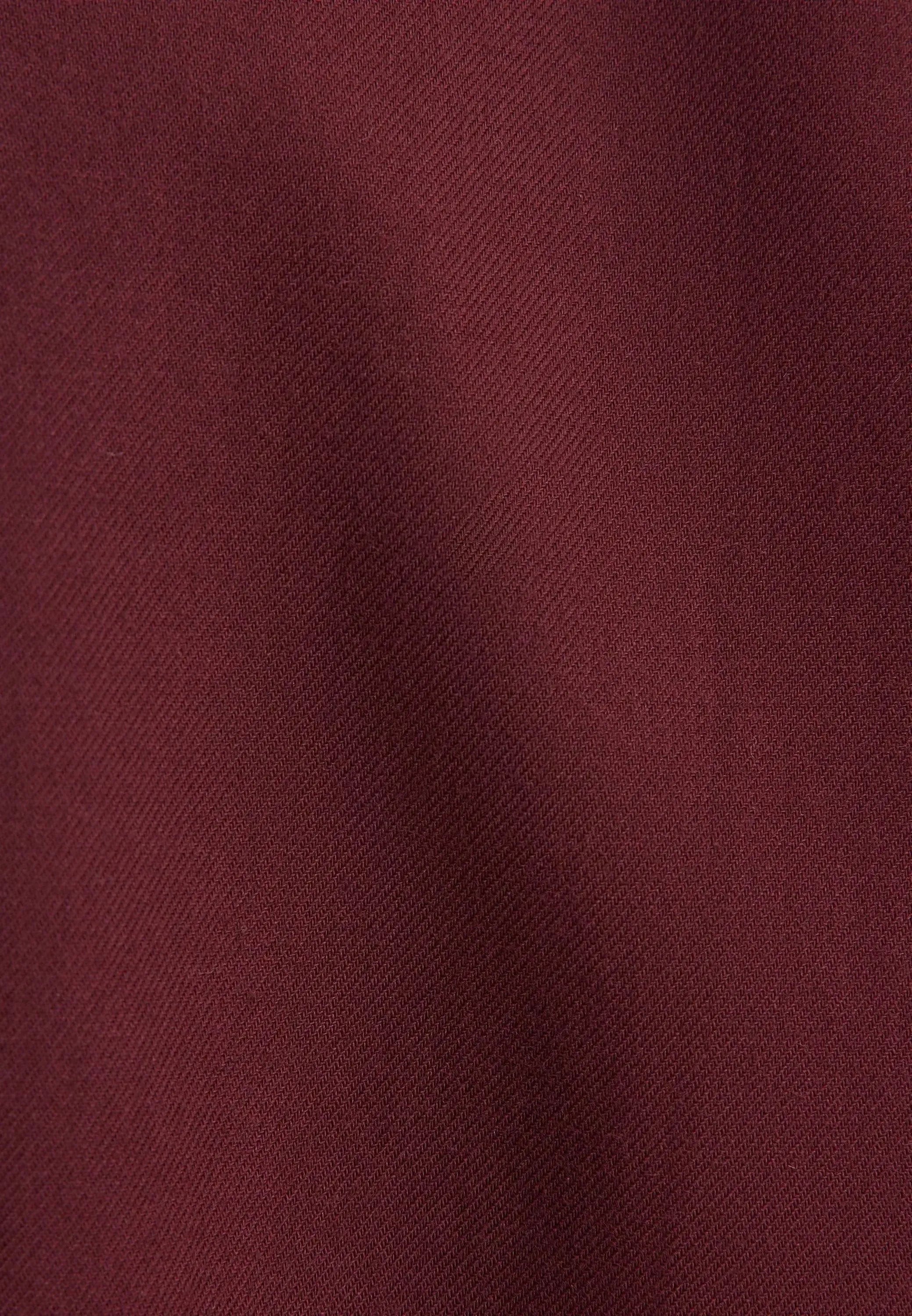 Slim Fit New Kent Flannel Shirt Burgundy-seidensticker uk