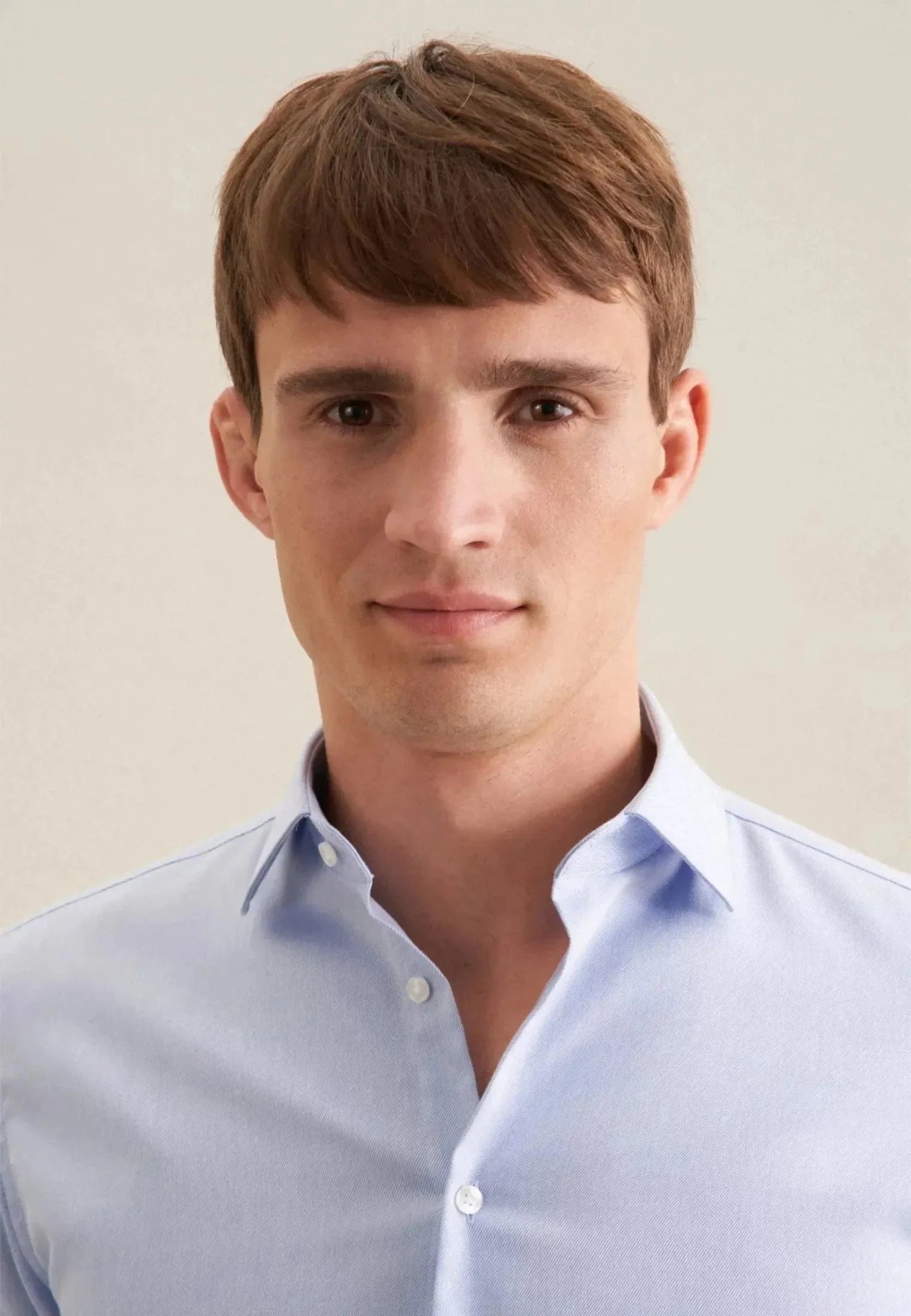 Seidensticker Slim Fit No Iron New Kent Business Shirt Light Blue - 01.643510-13-37 - seidensticker.co.uk