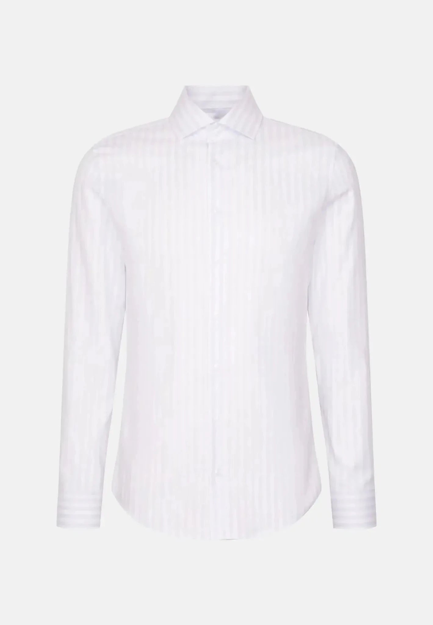 Seidensticker Slim Fit No Iron Spread Kent Structured Stripe Business Shirt Light Blue - 01.646087-10-37 - seidensticker.co.uk