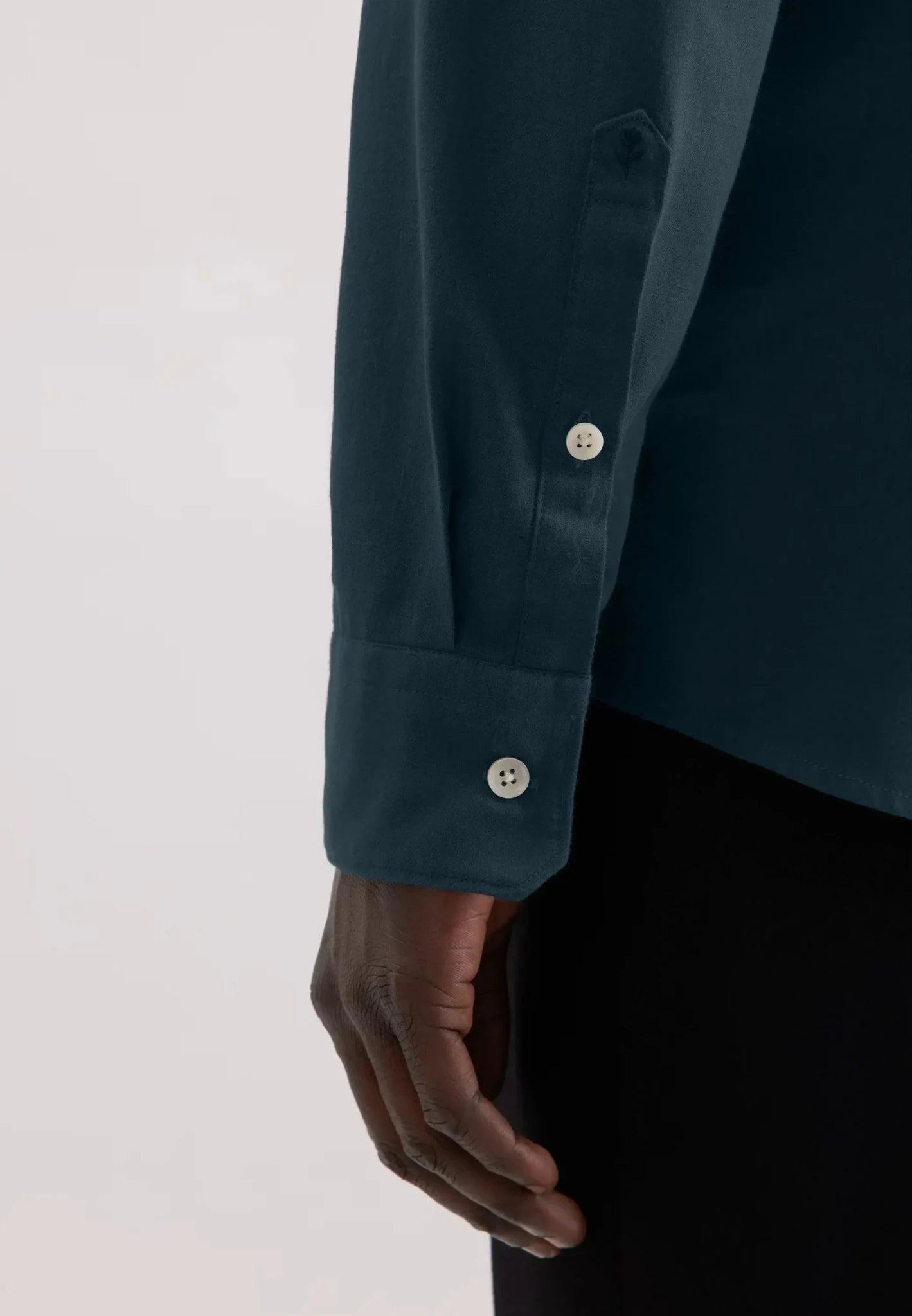 Seidensticker Slim Fit Spread Kent Pepita Flannel Shirt Dark Blue - 01.845583-18-38 - seidensticker.co.uk