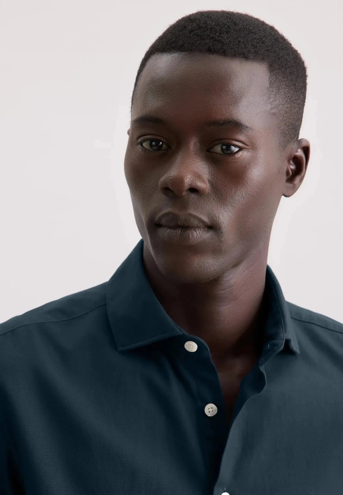 Seidensticker Slim Fit Spread Kent Pepita Flannel Shirt Dark Blue - 01.845583-18-38 - seidensticker.co.uk