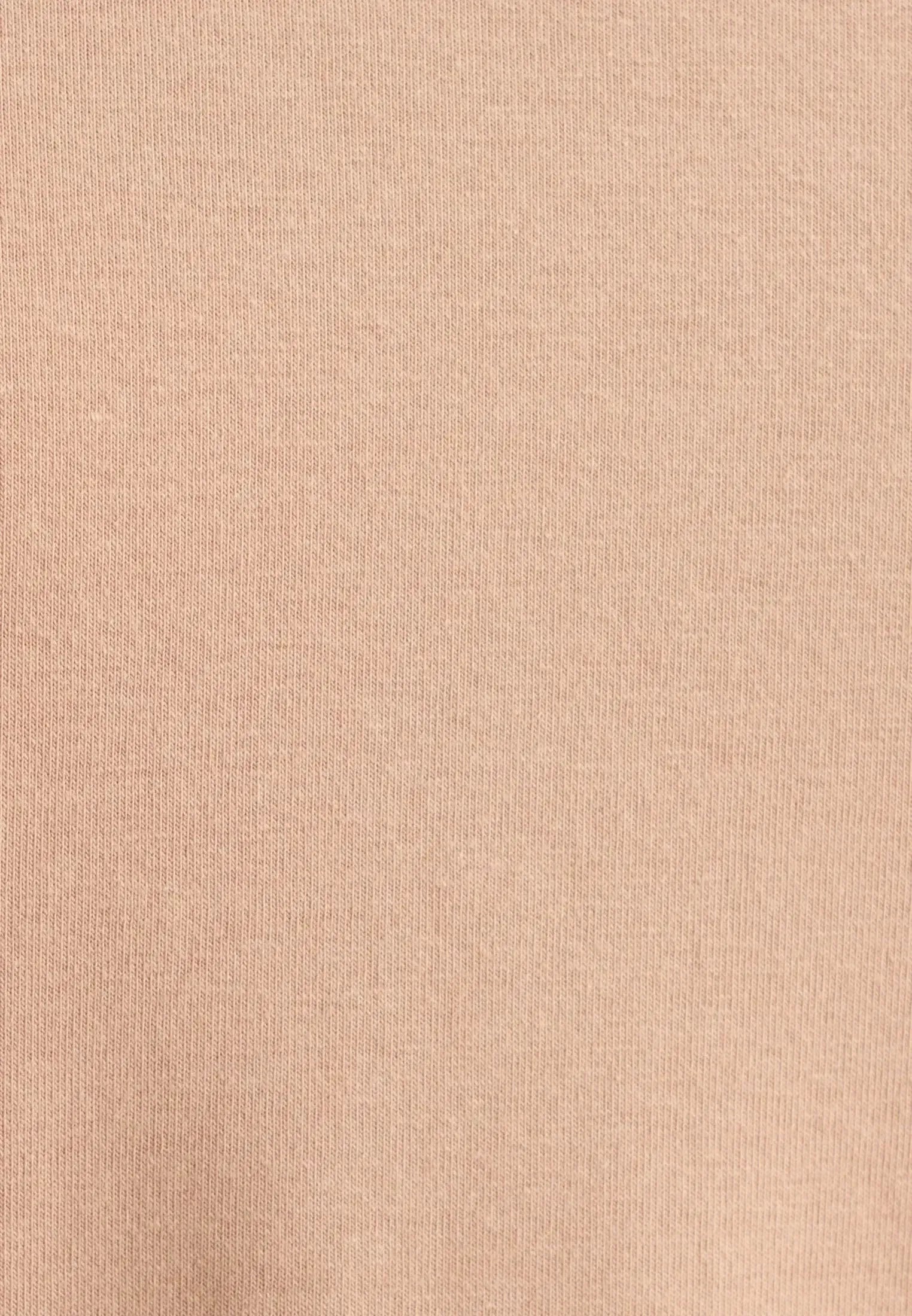Stretch Cotton V-Neck T-Shirt Dark Beige-seidensticker uk